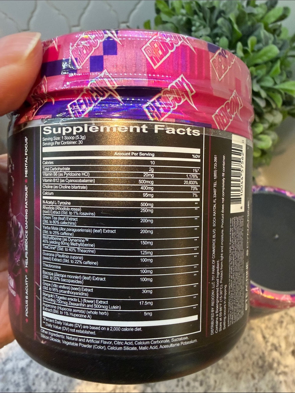 Redcon1 War Games Pre-Workout Powder - bubblegum Canisters (4 Pack) New HTF - Picture 3 of 7